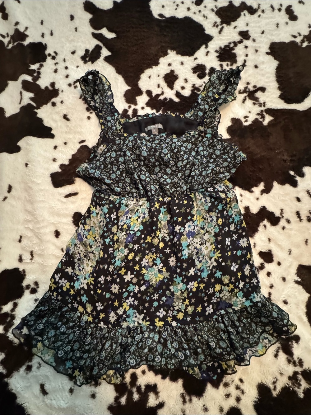 Women’s Floral Ruffle baby doll top